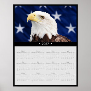 2027 Kalender met Zeearend aan de Wand - Roofvogel Poster