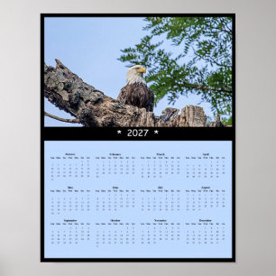 2027 Kalender met Zeearenden - Zwevende Geest Poster