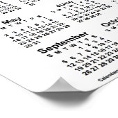 2027 Kalender Nebraska Sandhills door Janz Poster (Hoek)