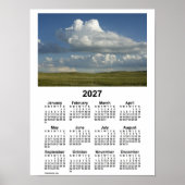 2027 Kalender Nebraska Sandhills door Janz Poster (Voorkant)