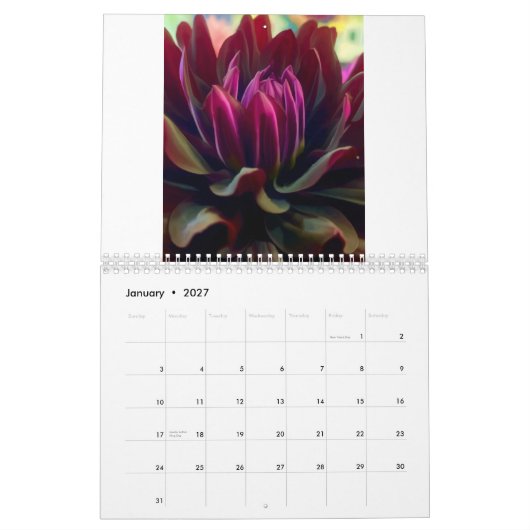 2027 Kalender - Reizen (Jan 2027)