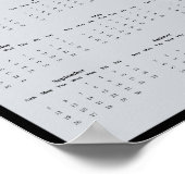 2027 Kalender Velduil - Stille Vlucht Poster (Hoek)