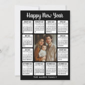 2027 Kalender - Verticale Foto in het Midden Feestdagenkaart (Voorkant)