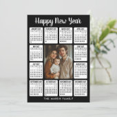 2027 Kalender - Verticale Foto in het Midden Feestdagenkaart (Staand voorkant)