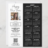 2027 Kalender Volledig Vel - logo, QR-code, Foto (Voorkant)