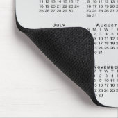 2027 Kalender Zakelijk Logo Tekst Lichtgrijs Wit Muismat (Hoek)