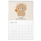 2027 Kalendermuziekmuzikant Kalender (Feb 2027)