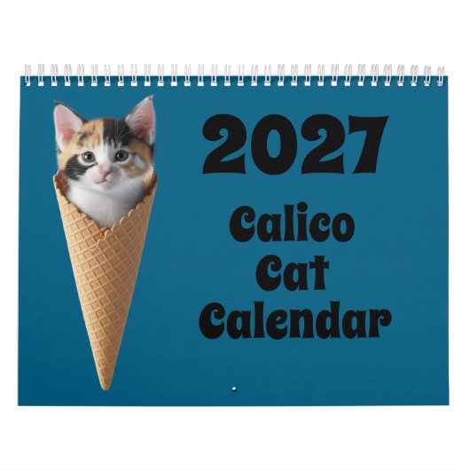 2027 Kalico Kat Kalender (Hoes)
