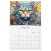 2027 Katten Fantasie Kunst Kalender (Jan 2027)