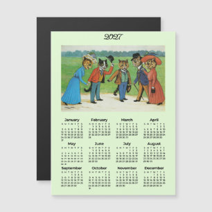 2027 Katten van Louis Wain Magneet Kalender