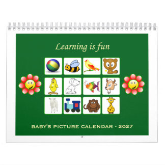 2027- Kinderkalender (Afbeeldingen) Kalender