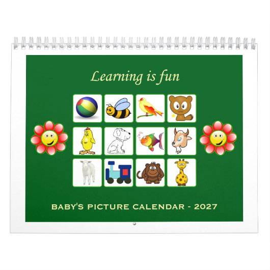 2027- Kinderkalender (Afbeeldingen) Kalender (Hoes)