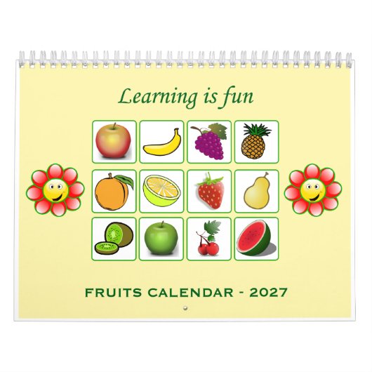 2027 - Kinderkalender (Fruit) Kalender (Hoes)