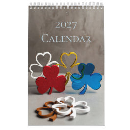 2027 Klaverkalender Kalender