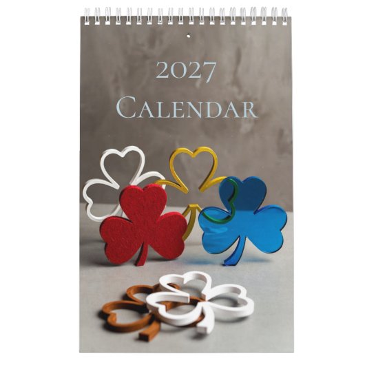 2027 Klaverkalender Kalender (Hoes)