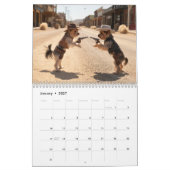 2027 Kleine Hond Cowboy Kalender (Jan 2027)