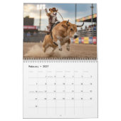 2027 Kleine Hond Cowboy Kalender (Feb 2027)