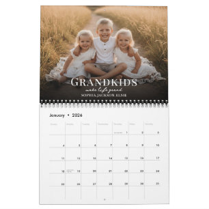 2027 Kleinkinderen maken het leven grand Aangepast Kalender