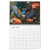 2027 Kolibries in Beweging Kalender (Mar 2027)