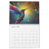 2027 Kolibries in Beweging Kalender (Jan 2027)