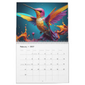 2027 Kolibries in Beweging Kalender (Feb 2027)