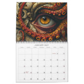 2027 Kosmische Duisternis 3 Surrealistische Horror Kalender (Jan 2027)