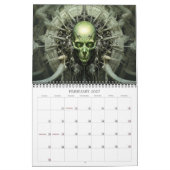 2027 Kosmische Duisternis Surrealistische Horror K Kalender (Feb 2027)