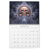 2027 Kosmische Duisternis Surrealistische Horror K Kalender (Jan 2027)