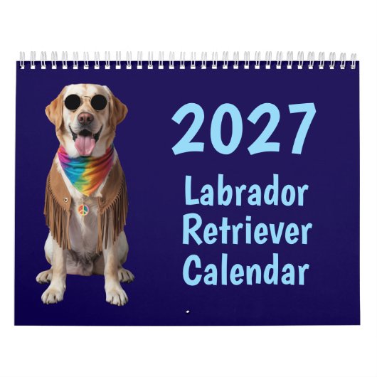 2027 Labrador Retriever Hondenkalender Kalender (Hoes)
