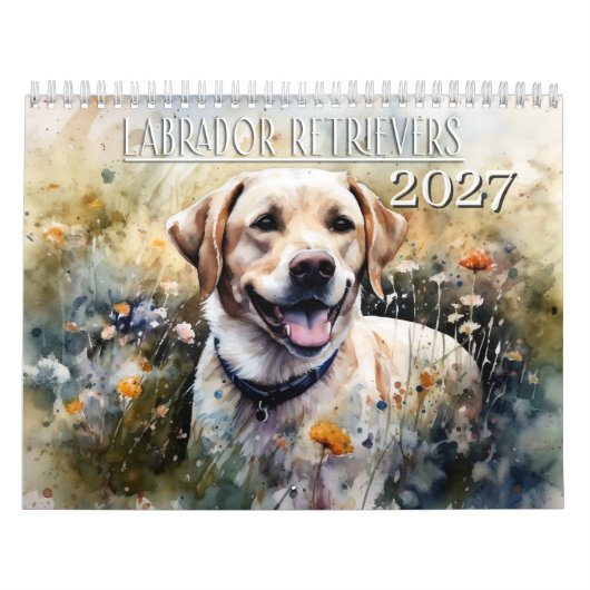 2027 Labrador Retriever Kalender (Hoes)