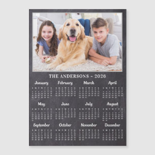 2027 Landelijke Schoolbord Persoonlijke Fotokalend