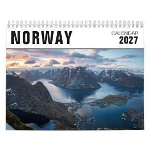 2027 landschapsfoto Noorwegen Kalender
