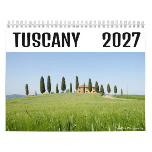 2027 landschapsfotografie van Toscane Kalender