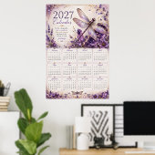 2027 Libelle Muurkalender Poster (Thuiskantoor)