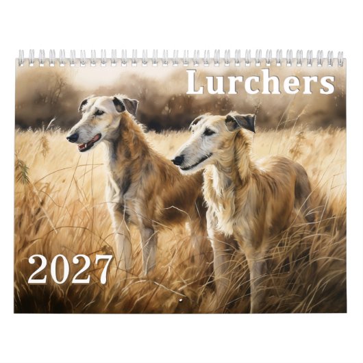 2027 Lurchers Kalender (Hoes)
