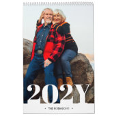 2027 Maandelijkse foto- en moderne notitiesectie Kalender (Hoes)