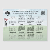2027 Magneetkalender Golfclub Logo QR Code (Voorkant)