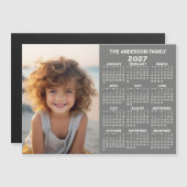 2027 Magnetische Kalender - Foto Jaaroverzicht Mod (Voorkant / Achterkant)