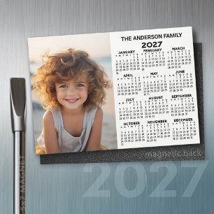 2027 Magnetische Kalender - Foto Jaaroverzicht Mod