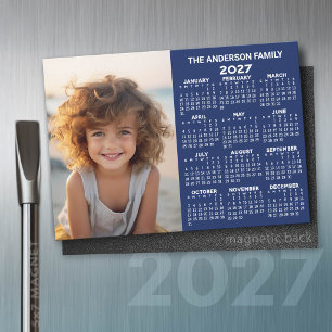 2027 Magnetische Kalender - Foto Jaaroverzicht Mod