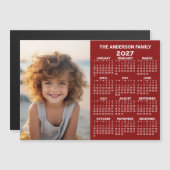 2027 Magnetische Kalender - Foto Jaaroverzicht Mod (Voorkant / Achterkant)