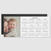 2027 Magnetische Kalender met Fotocollage (Voorkant / Achterkant)