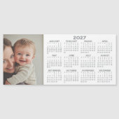 2027 Magnetische Kalender met Fotocollage (Voorkant)