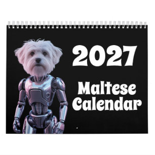 2027 Maltese hondenkalender Kalender