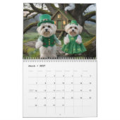 2027 Maltese hondenkalender Kalender (Mar 2027)