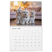 2027 Maltese hondenkalender Kalender (Jan 2027)
