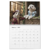 2027 Maltese hondenkalender Kalender (Feb 2027)