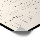2027 Mandarijneend Muurkalender - Wilde leven Poster (Hoek)