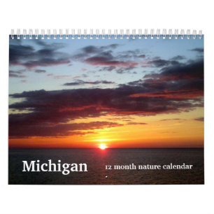 2027 Michigan Natuur & Landschap Kalender
