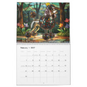 2027 Middelgrote Honden Glas Kalender (Feb 2027)